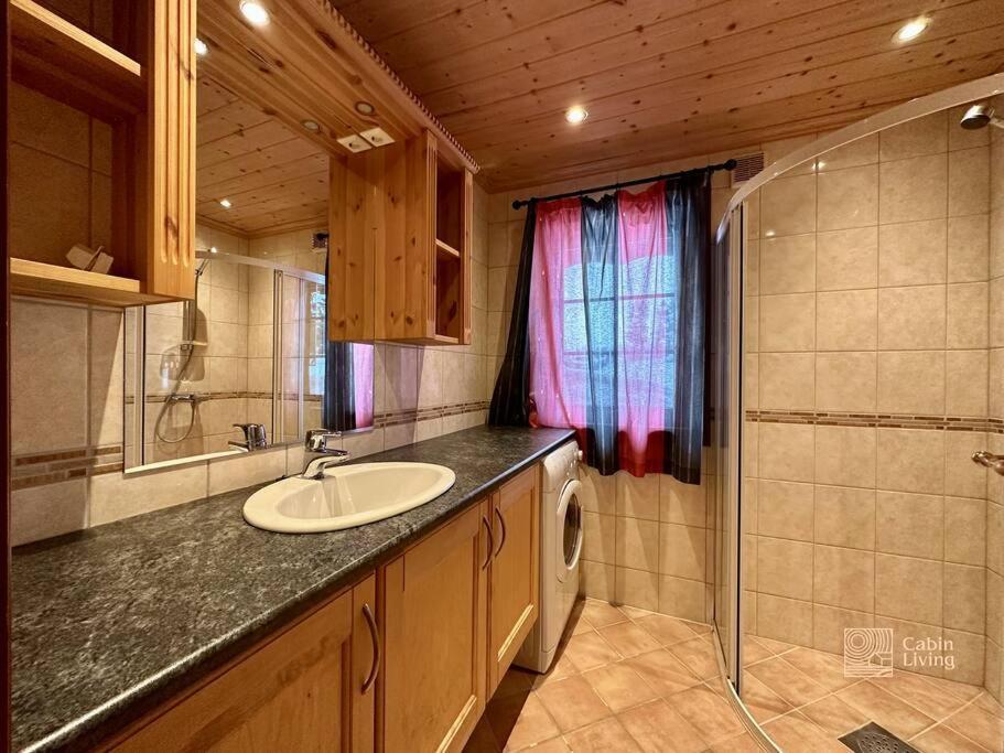 Large Cabin Sjusjoen Best View, Sauna, Ski Inout Exterior photo