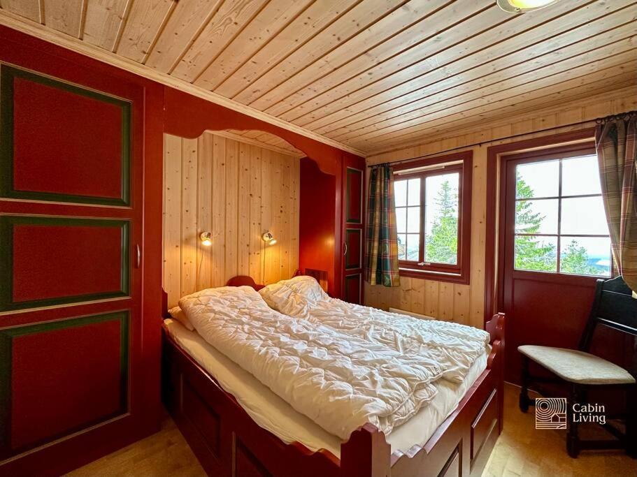 Large Cabin Sjusjoen Best View, Sauna, Ski Inout Exterior photo